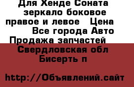 Для Хенде Соната2 зеркало боковое правое и левое › Цена ­ 1 400 - Все города Авто » Продажа запчастей   . Свердловская обл.,Бисерть п.